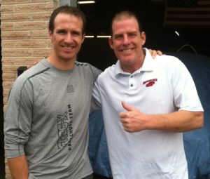 Customer Drew Brees and Myself